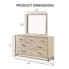 Furniture of America Drayden Transitional Oak Solid Wood 5-Piece Bedroom Set