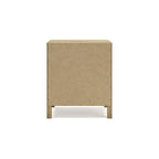 Signature Design by Ashley Bermacy Light Brown Panel Headboard with 2 Nightstands