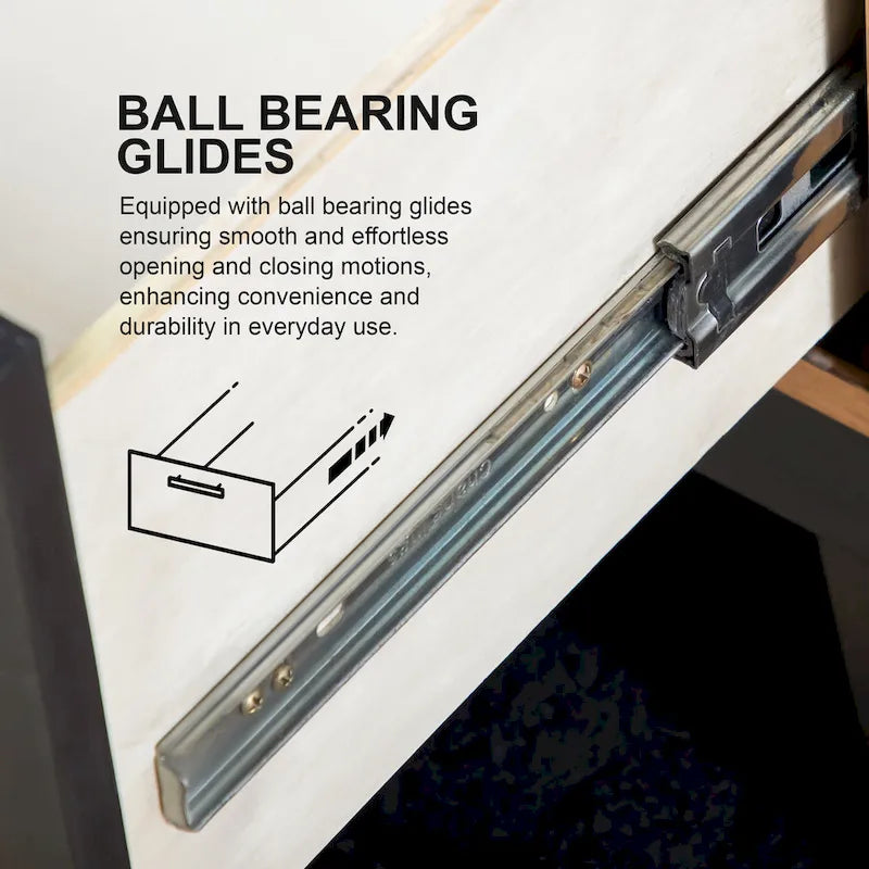 Furniture of America Eugene Traditional Solid Wood Chest with Felt-lined Top Drawer and Cedarwood-lined Drawer