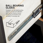 Furniture of America Eugene Traditional Solid Wood Chest with Felt-lined Top Drawer and Cedarwood-lined Drawer