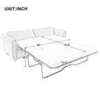 80.7 2-in-1 Sofa Bed Sleeper with Large Mattress