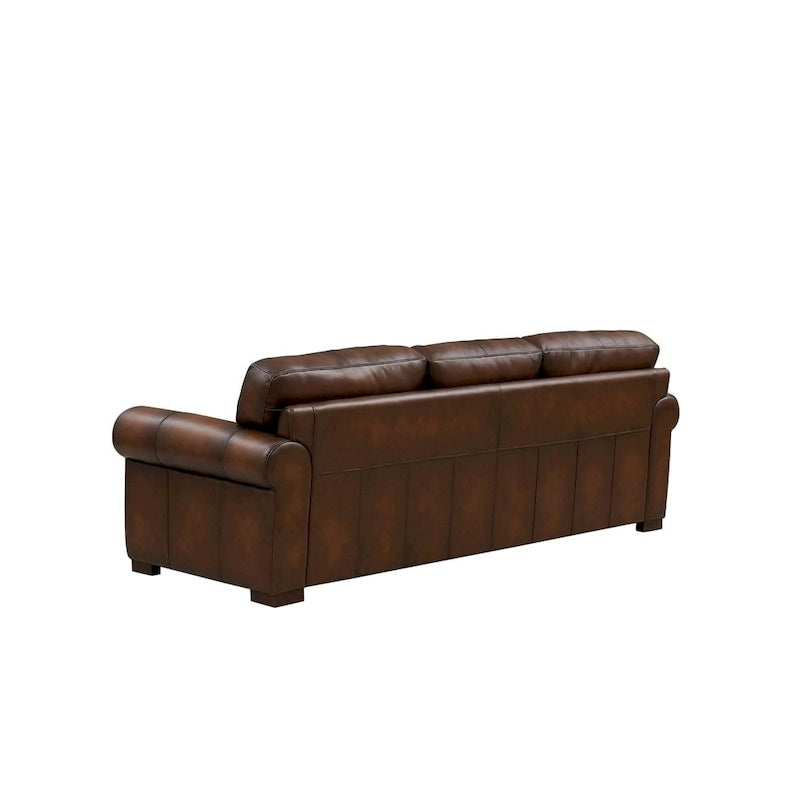Hydeline Brookfield Top Grain Leather Sofa Set, Sofa and Chair