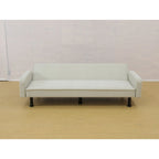 Memory Foam Futon Couch Bed Convertible Sofa with Adjustable Splitback for Compact Living Space