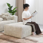 U-Shaped Luxurious Modular Sectional Couch with Chaise Ottoman