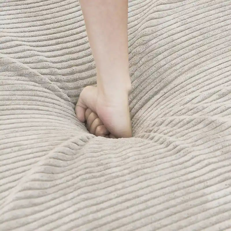 U-Shaped Luxurious Modular Sectional Couch with Chaise Ottoman