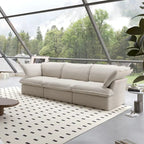 Modern Modular Sectional Sofa for Living Room 3 Seat, Comfy Convertible Sectional Sofas Couches