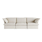 Modern Modular Sectional Sofa for Living Room 3 Seat, Comfy Convertible Sectional Sofas Couches