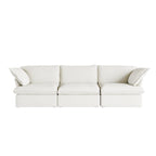 Modern Modular Sectional Sofa for Living Room 3 Seat, Comfy Convertible Sectional Sofas Couches