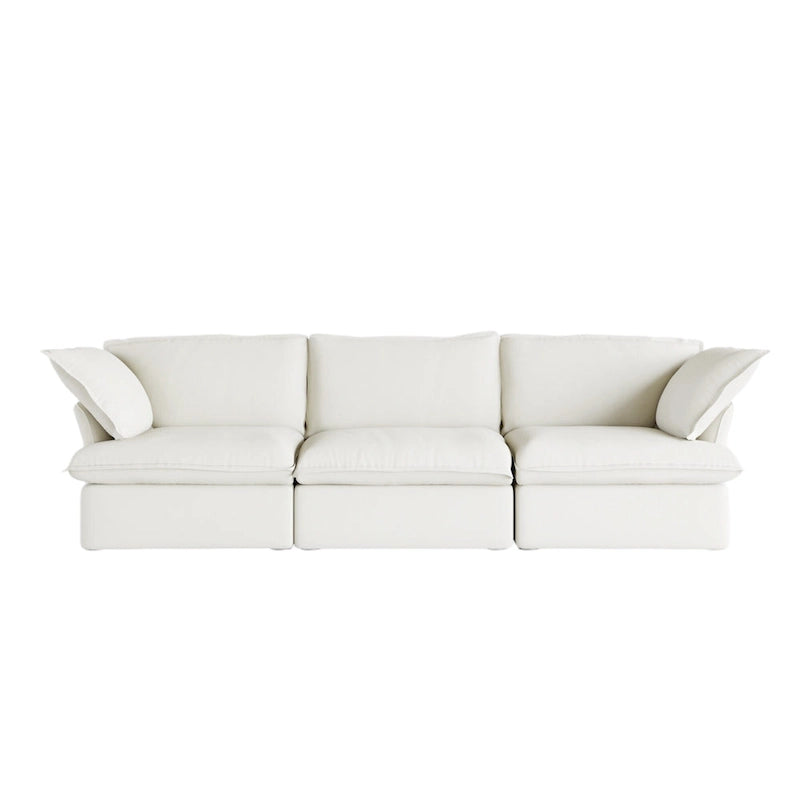 Modern Modular Sectional Sofa for Living Room 3 Seat, Comfy Convertible Sectional Sofas Couches