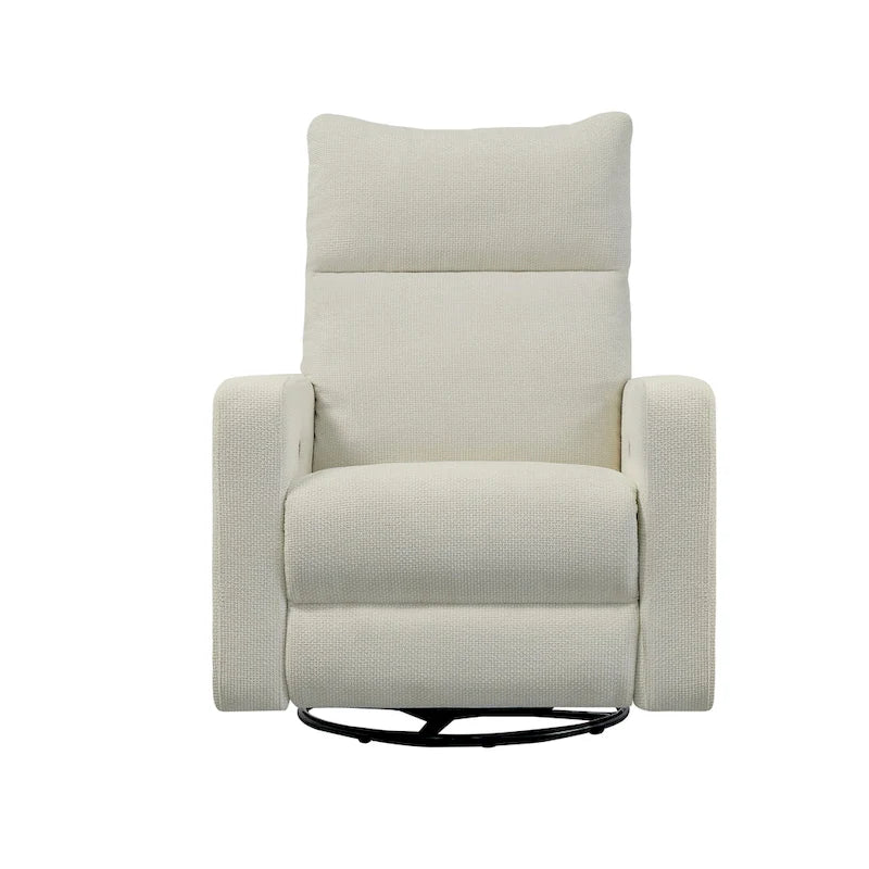 Olmas 33.5W Power Swivel Glider Recliner with USB Charger