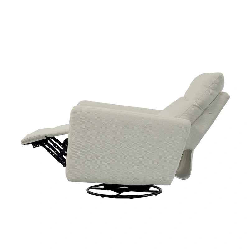 Olmas 33.5W Power Swivel Glider Recliner with USB Charger