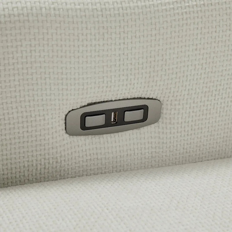 Olmas 33.5W Power Swivel Glider Recliner with USB Charger