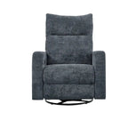 Olmas 33.5W Power Swivel Glider Recliner with USB Charger