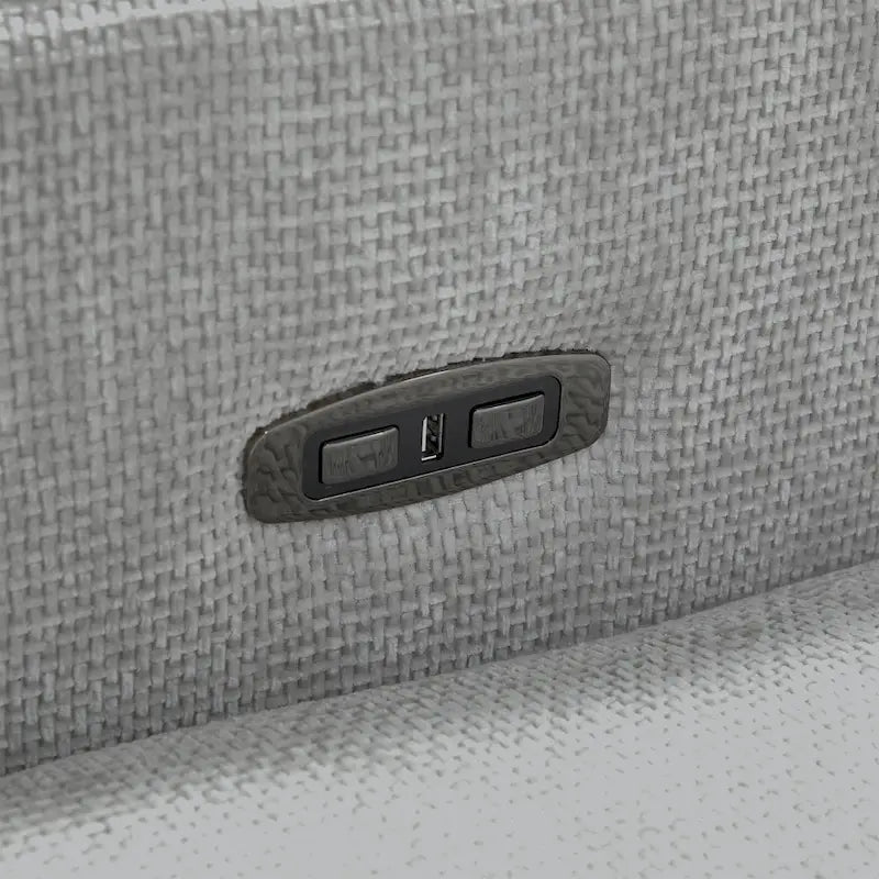 Olmas 33.5W Power Swivel Glider Recliner with USB Charger