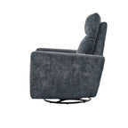 Olmas 33.5W Power Swivel Glider Recliner with USB Charger