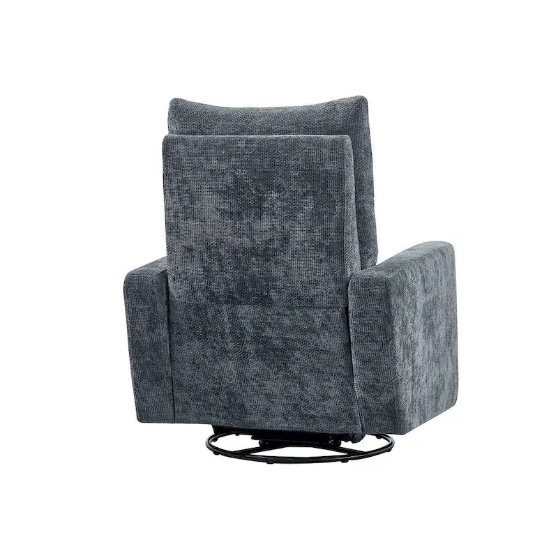 Olmas 33.5W Power Swivel Glider Recliner with USB Charger