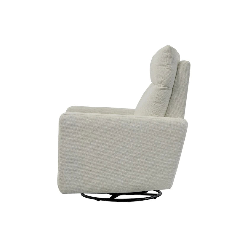 Olmas 33.5W Power Swivel Glider Recliner with USB Charger