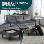 HOMEFUN storage sofa /Living room sofa cozy sectional sofa