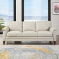 Hydeline Westcott Top Grain Leather Sofa Couch with Memory Foam and Springs