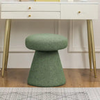 Adeco Mushroom Ottoman Large Soft Foot Stool for Living Room Bedroom