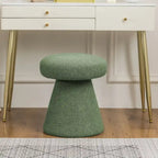 Adeco Mushroom Ottoman Large Soft Foot Stool for Living Room Bedroom