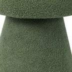 Adeco Mushroom Ottoman Large Soft Foot Stool for Living Room Bedroom