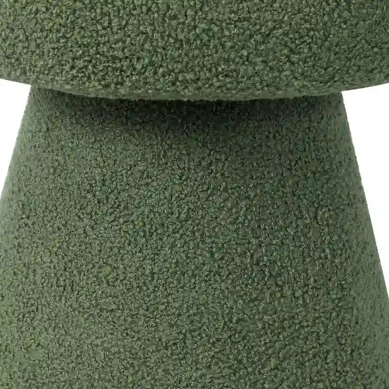 Adeco Mushroom Ottoman Large Soft Foot Stool for Living Room Bedroom