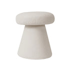 Adeco Mushroom Ottoman Large Soft Foot Stool for Living Room Bedroom