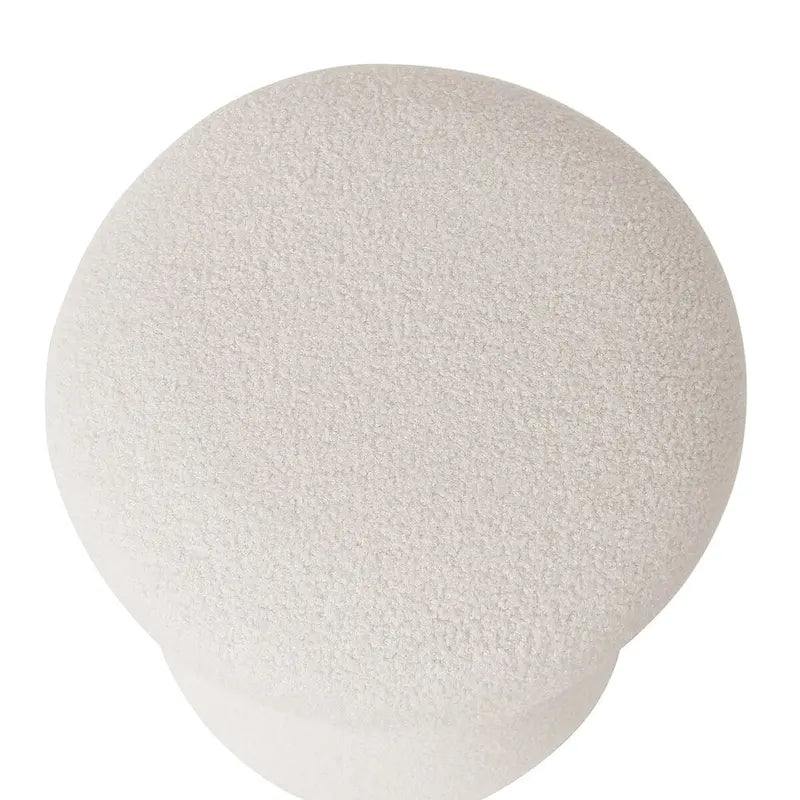 Adeco Mushroom Ottoman Large Soft Foot Stool for Living Room Bedroom