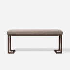 Contemporary Upholstered Rectangular Accent Bench