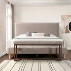 Contemporary Upholstered Rectangular Accent Bench