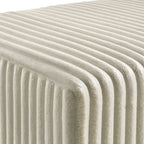 Roundhill Furniture Mavela Wide Wale Corduroy Upholstery Bench