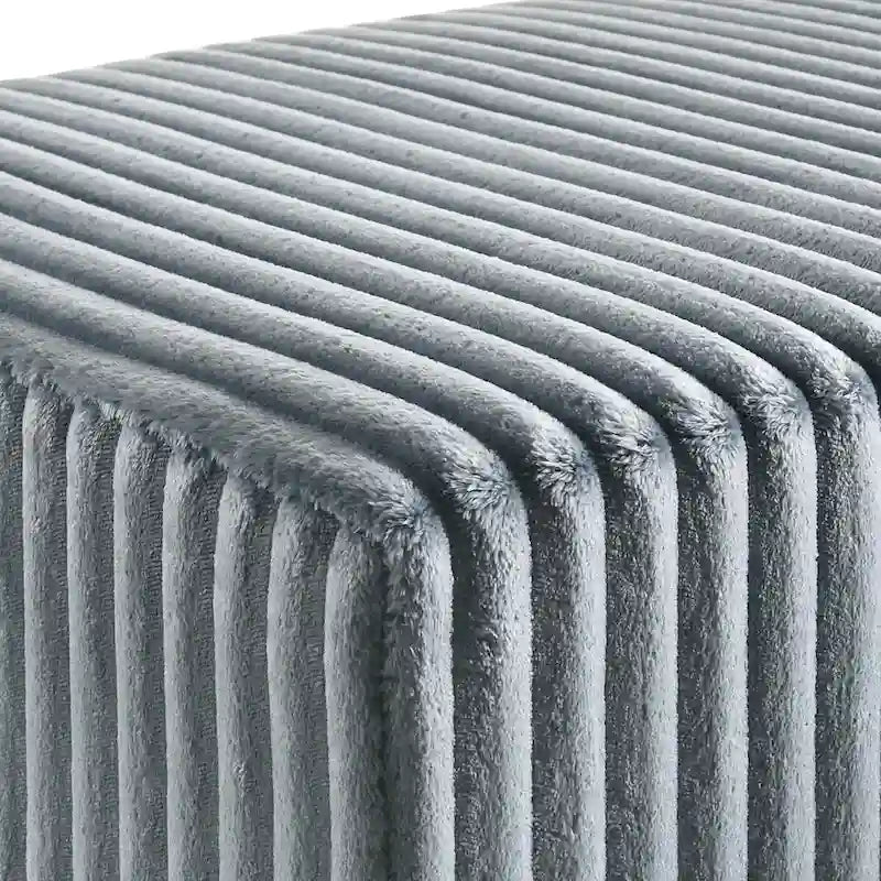 Roundhill Furniture Mavela Wide Wale Corduroy Upholstery Bench