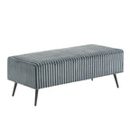 Roundhill Furniture Mavela Wide Wale Corduroy Upholstery Bench