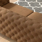 Corvus Aosta Chesterfield Tufted Velvet Sofa