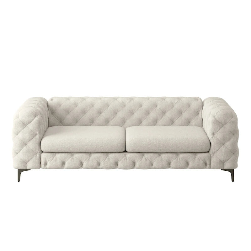 Corvus Aosta Chesterfield Tufted Velvet Sofa