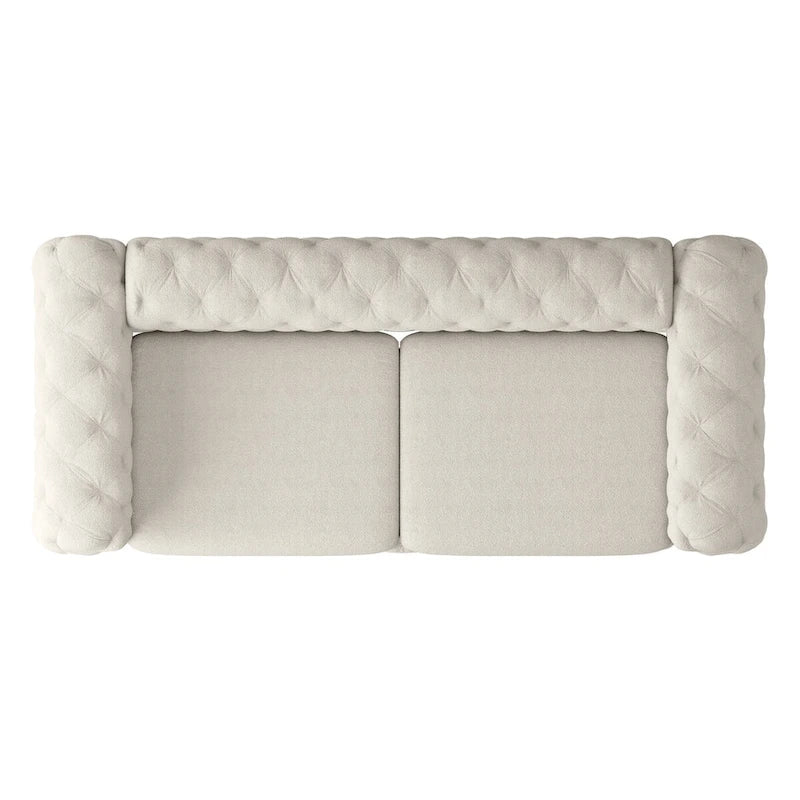 Corvus Aosta Chesterfield Tufted Velvet Sofa