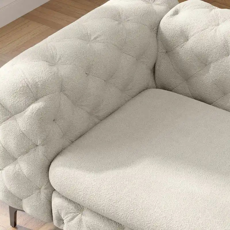 Corvus Aosta Chesterfield Tufted Velvet Sofa