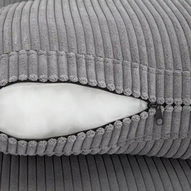 105 Sofa with Cushions and 5 Pillows