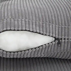 105 Sofa with Cushions and 5 Pillows