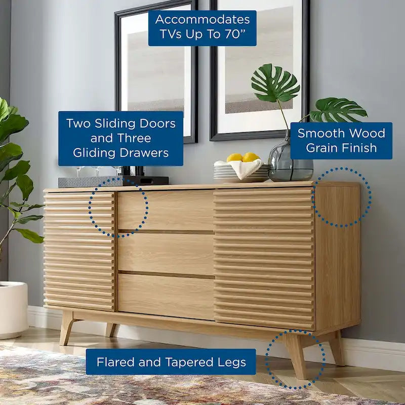 Render 63 Sideboard Buffet Table or TV Stand