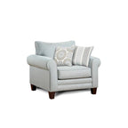 Grand Mist Grey Accent Chair
