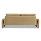 Mason 85 Velvet Pillow Back Curved Arm Sofa