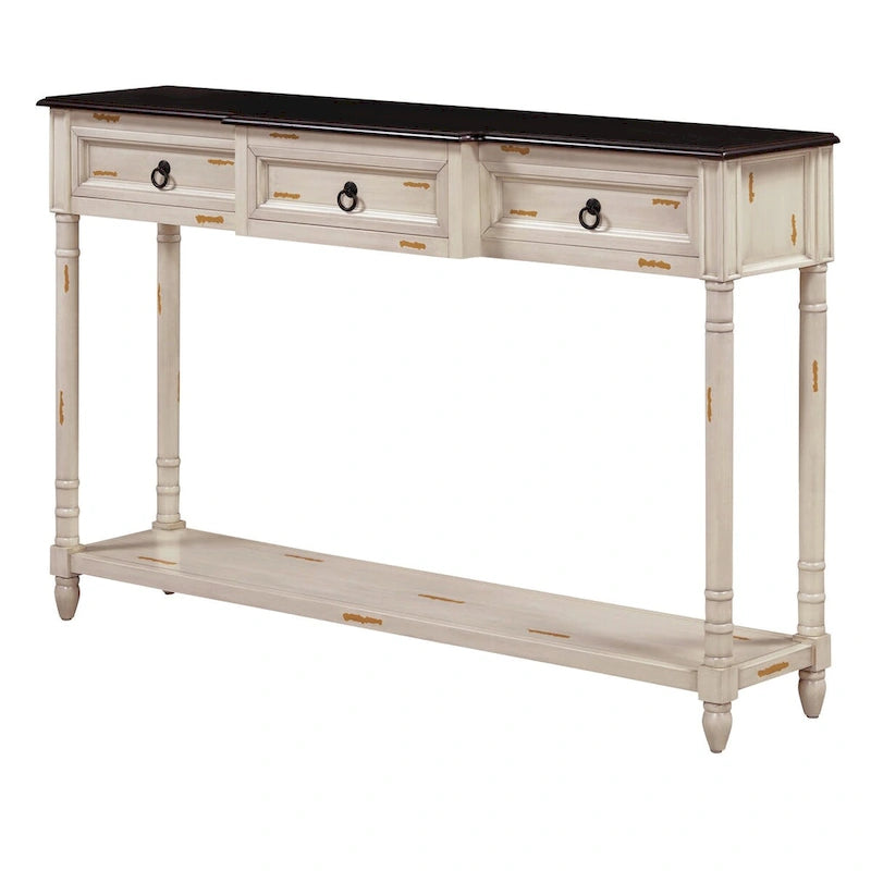 Console Table Sofa Table with Drawers for Entryway