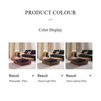 Mid-Century Modern Square Coffee Table Walnut Wood Finish Living Room Table