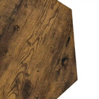 Hexagonal Small Coffee Table with Storage, Unique Modern Coffee Table for Living Room and Office, for Small Spaces