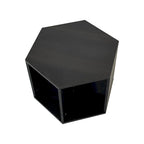 Hexagonal Small Coffee Table with Storage, Unique Modern Coffee Table for Living Room and Office, for Small Spaces