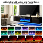 Wall Mounted Fireplace Entertainment Center with 36 Electric Fireplace