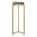 Kate and Laurel Aguilar Glam Drink Table - 9x9x23