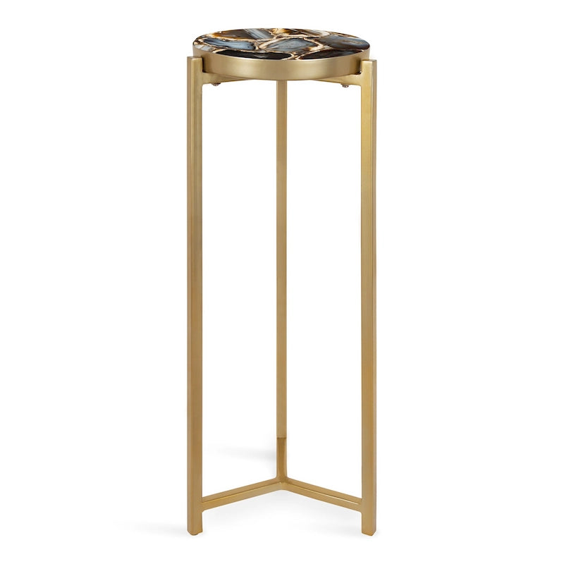 Kate and Laurel Aguilar Glam Drink Table - 9x9x23